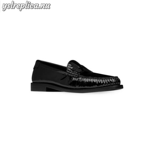 Replica YSL Saint Laurent Le Loafer Penny Slippers in Patent Leather 2