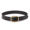 Replica YSL Saint Laurent Cassandre Thin Belt with Square Buckle in Lacquered Leather 4