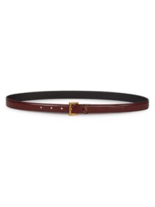 Replica YSL Saint Laurent Monogram Leather Belt