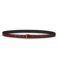 Replica YSL Saint Laurent Monogram Leather Belt