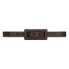 Replica YSL Saint Laurent Long Oval Buckle Thin Belt in Viper-embossed Leather 4