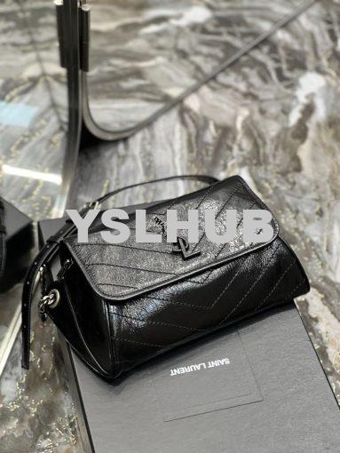 Replica YSL Saint Laurent Niki Body Bag In Crinkled Vintage Leather 57 5