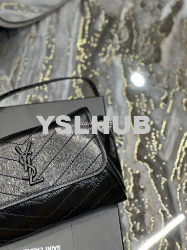 Replica YSL Saint Laurent Niki Body Bag In Crinkled Vintage Leather 57 6
