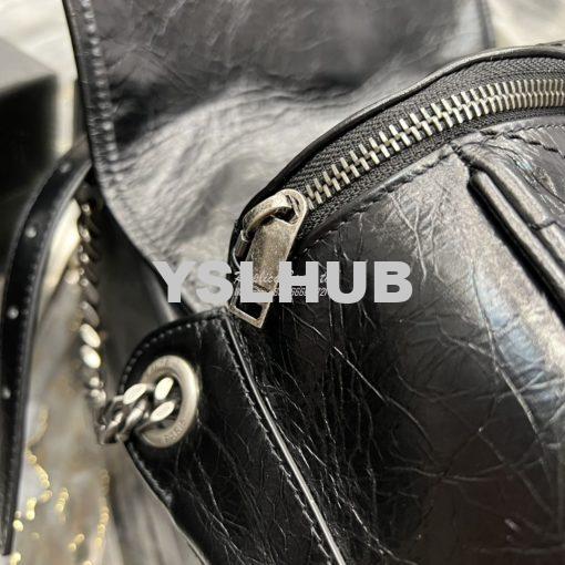 Replica YSL Saint Laurent Niki Body Bag In Crinkled Vintage Leather 57 9