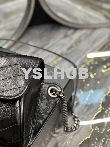 Replica YSL Saint Laurent Niki Body Bag In Crinkled Vintage Leather 57 11