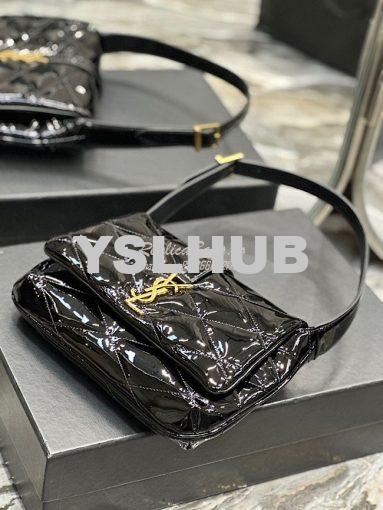 Replica YSL Saint Laurent Le 57 Hobo Bag In Quilted Patent 6985672 Bla 4
