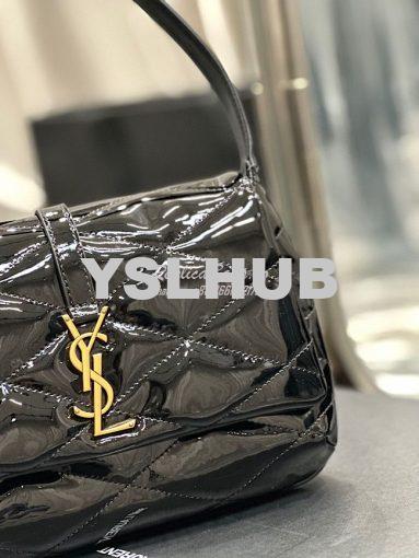 Replica YSL Saint Laurent Le 57 Hobo Bag In Quilted Patent 6985672 Bla 6