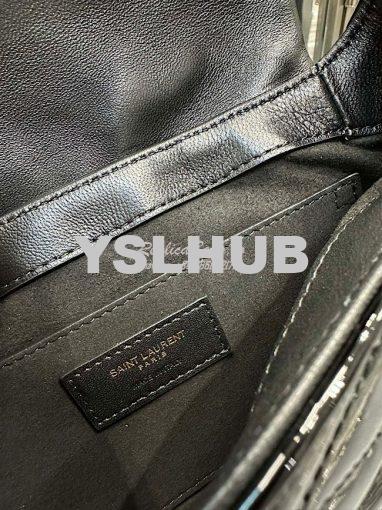 Replica YSL Saint Laurent Le 57 Hobo Bag In Quilted Patent 6985672 Bla 12