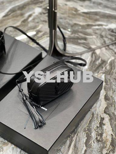 Replica YSL Saint Laurent Lou Belt Bag In Quilted Leather All Black 5