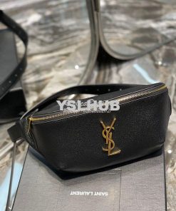 Replica YSL Saint Laurent Cassandre Classic Belt Bag In Grain De Poudr