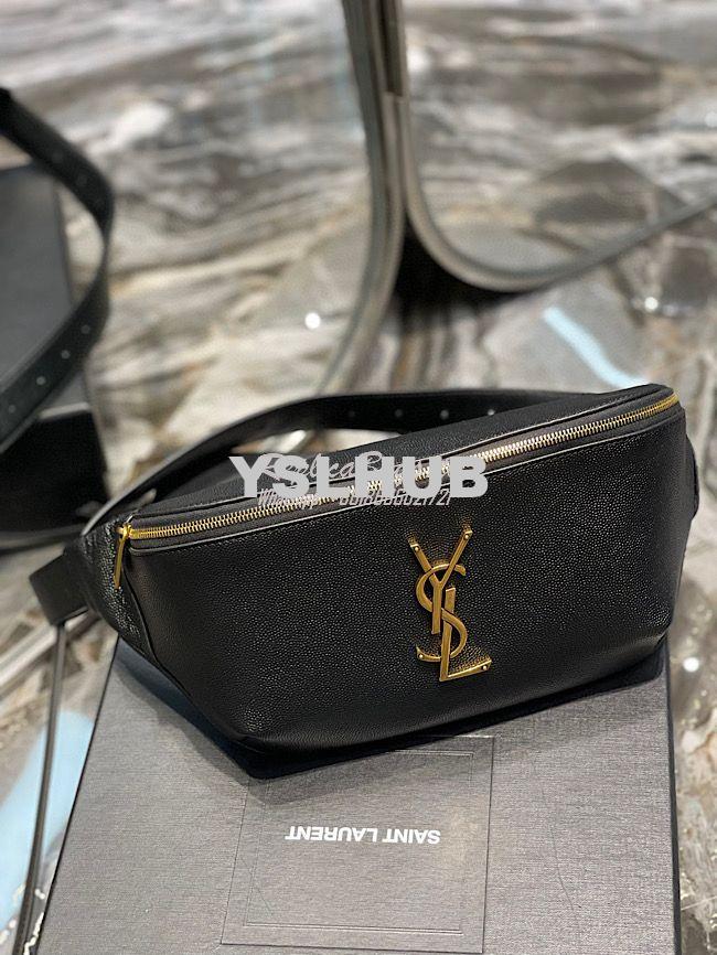 Replica YSL Saint Laurent Cassandre Classic Belt Bag In Grain De Poudr