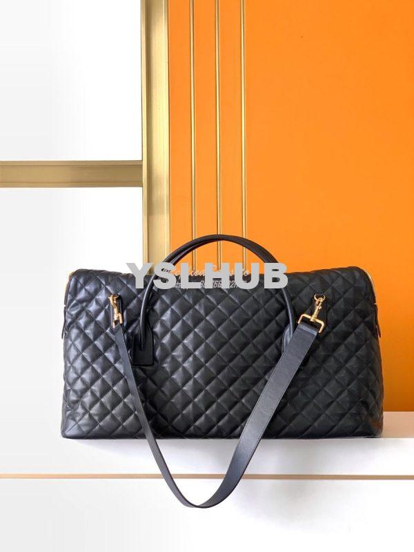 Replica YSL Saint Laurent ES Giant travel bag in quilted leather 73600 3