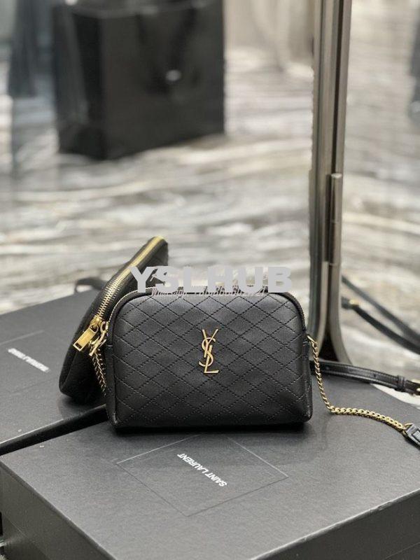 Replica YSL Saint Laurent Gaby Chain Pouch In Quilted Lambskin 7336671 2