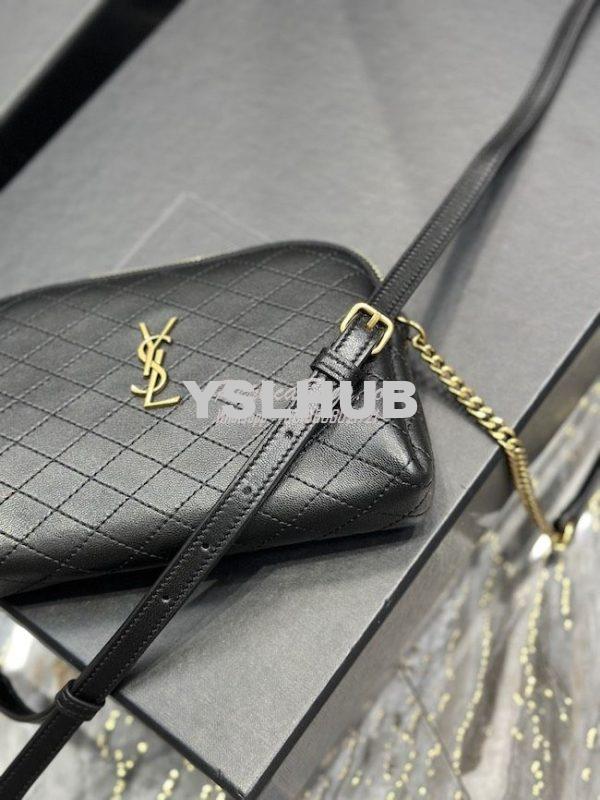 Replica YSL Saint Laurent Gaby Chain Pouch In Quilted Lambskin 7336671 9