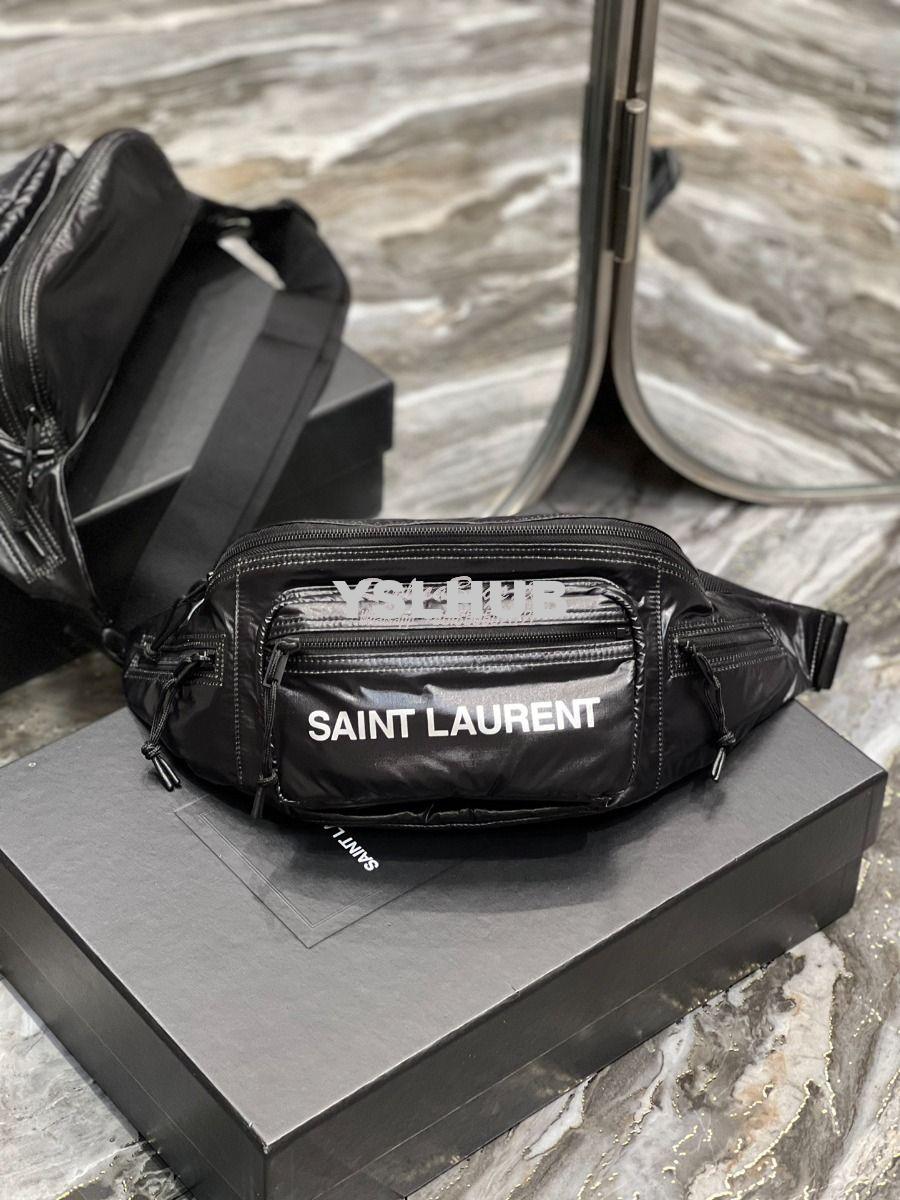Replica YSL Saint Laurent Niki Baby Chain Bag In Crinkled Lambskin 633 13