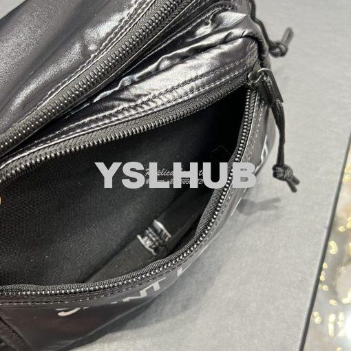 Replica YSL Saint Laurent Nuxx crossbody bag in nylon 581375 black 7