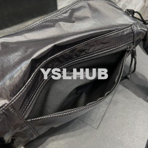 Replica YSL Saint Laurent Nuxx crossbody bag in nylon 581375 black 9