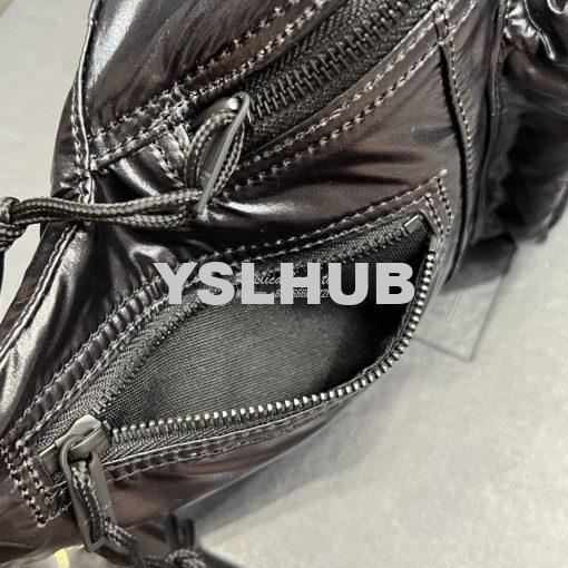 Replica YSL Saint Laurent Nuxx crossbody bag in nylon 581375 black 11