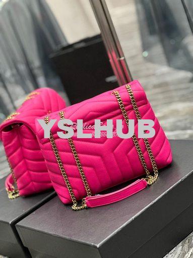 Replica Yves Saint Laurent YSL Loulou Small In Matelassé “Y” Leather P 11