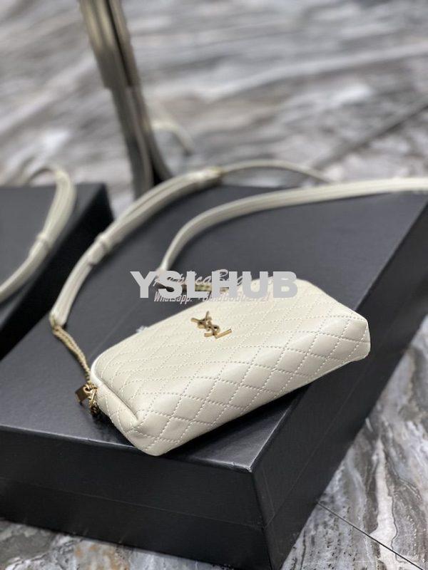 Replica YSL Saint Laurent Gaby Chain Pouch In Quilted Lambskin 7336671 8