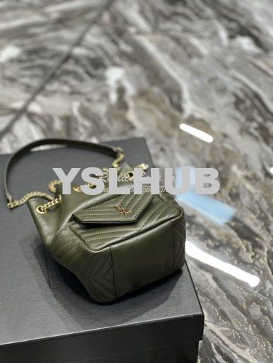 Replica YSL Saint Laurent Joe Mini Bucket Bag In Quilted Lambskin 7016 8