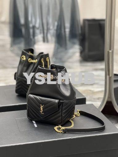 Replica YSL Saint Laurent Joe Mini Bucket Bag In Quilted Lambskin 7016 3