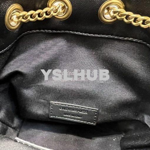 Replica YSL Saint Laurent Joe Mini Bucket Bag In Quilted Lambskin 7016 10