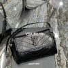 Replica YSL Saint Laurent Rive Gauche Supple Tote Bag In Raffia Croche 10