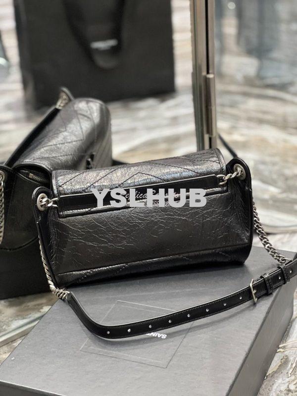 Replica YSL Saint Laurent Niki Body Bag In Crinkled Vintage Leather 57 8