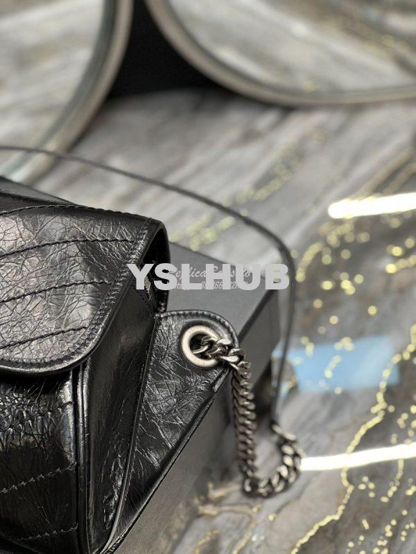 Replica YSL Saint Laurent Niki Body Bag In Crinkled Vintage Leather 57 11