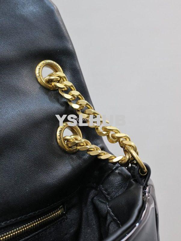 Replica Saint Laurent YSL Calypso In Patent Leather 734153 Black 7