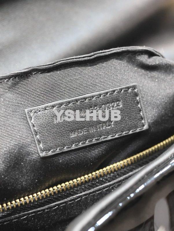 Replica Saint Laurent YSL Calypso In Patent Leather 734153 Black 9