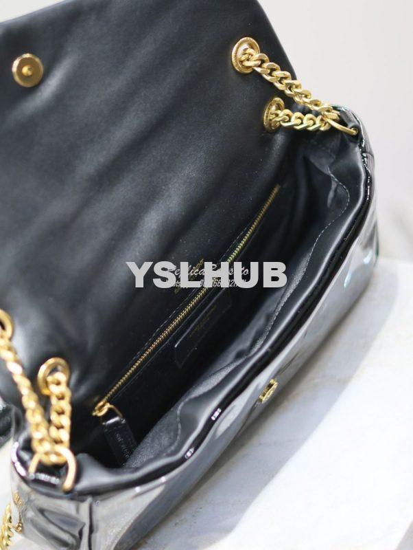 Replica Saint Laurent YSL Calypso In Patent Leather 734153 Black 12