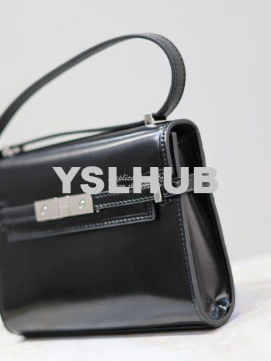 Replica Saint Laurent YSL Manhattan Small In Patent Leather with Silve 4