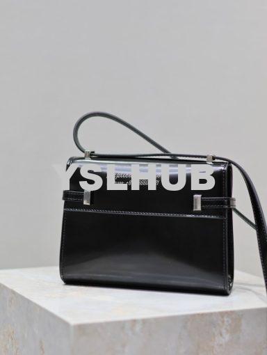 Replica Saint Laurent YSL Manhattan Small In Patent Leather with Silve 8
