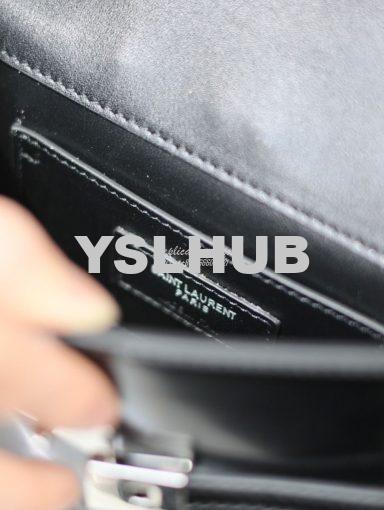 Replica Saint Laurent YSL Manhattan Small In Patent Leather with Silve 11
