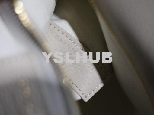 Replica YSL Saint Laurent Bea In Grained Leather 763435 White 16