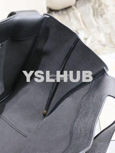 Replica YSL Saint Laurent Bea In Grained Leather 763435 Black 11