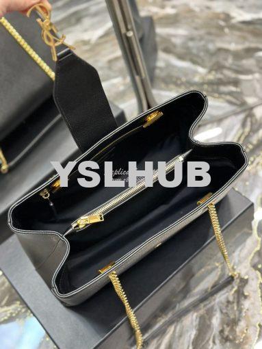 Replica YSL Saint Laurent Cassandre Shopper Bag in Grained Calfskin 66 12