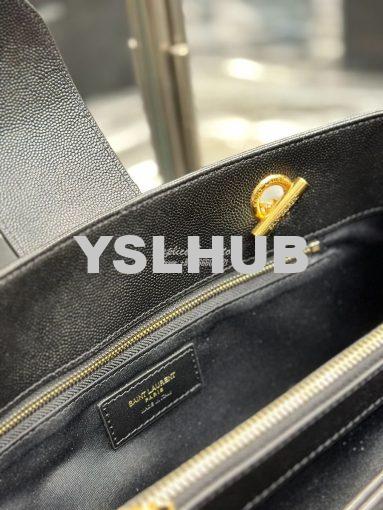 Replica YSL Saint Laurent Cassandre Shopper Bag in Grained Calfskin 66 13