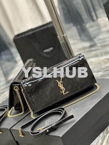 Replica YSL Saint Laurent Kate 99 Chain Bag In Quilted Patent Calfskin 2