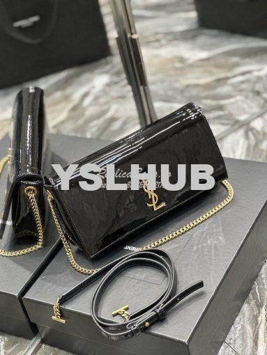 Replica YSL Saint Laurent Kate 99 Chain Bag In Quilted Patent Calfskin 3