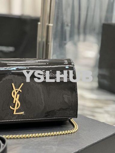 Replica YSL Saint Laurent Kate 99 Chain Bag In Quilted Patent Calfskin 4