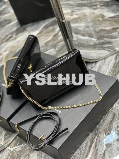 Replica YSL Saint Laurent Kate 99 Chain Bag In Quilted Patent Calfskin 11
