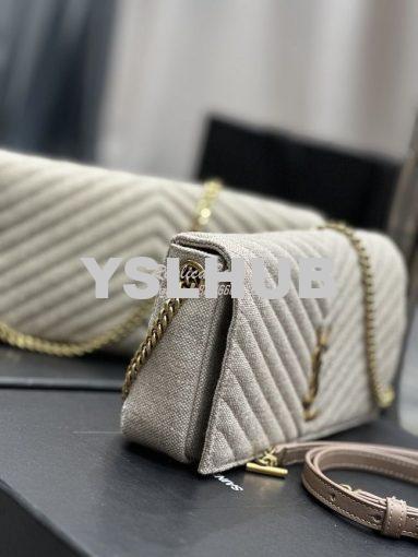 Replica YSL Saint Laurent Kate 99 Chain Bag In Quilted Linen 6606181 B 6