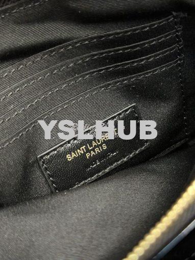 Replica Saint Laurent YSL Becky Double-Zip Pouch in Quilted Lambskin 6 10
