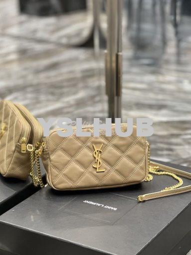 Replica Saint Laurent YSL Becky Double-Zip Pouch in Quilted Lambskin 6 3