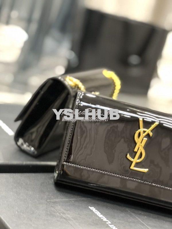 Replica YSL Saint Laurent Kate small chain bag in Patent Calfskin 4693 7