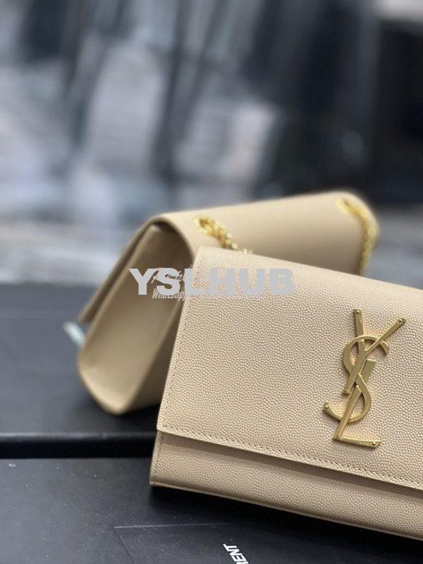 Replica YSL Saint Laurent Kate small chain bag in grain de poudre embo 5