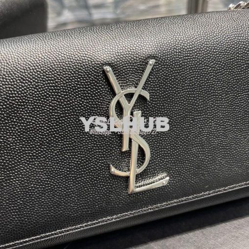 Replica YSL Saint Laurent Kate small chain bag in grain de poudre embo 4